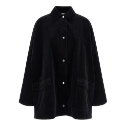 Velvet overshirt