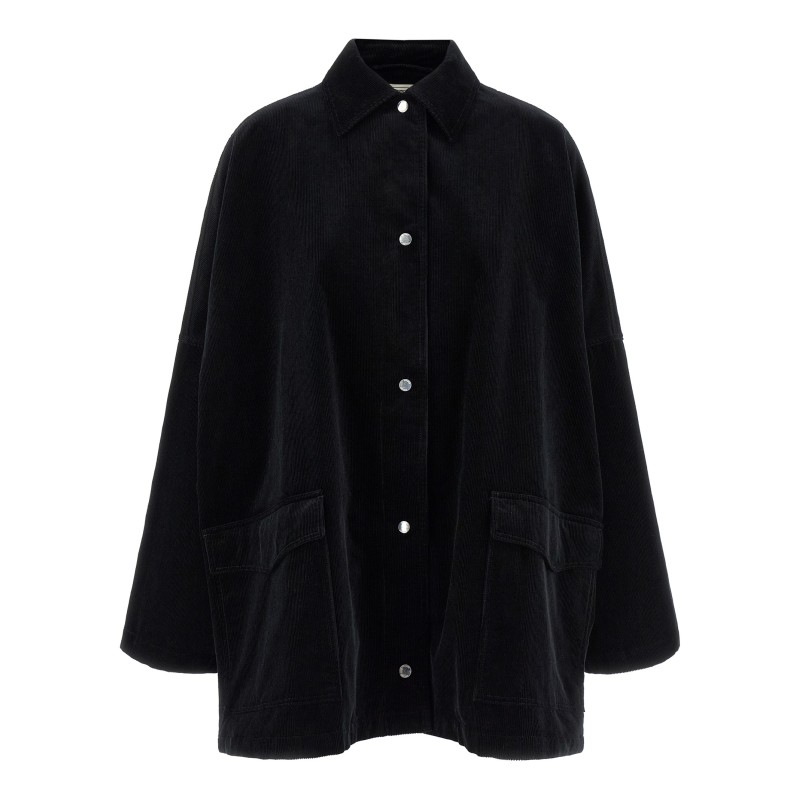 Velvet overshirt
