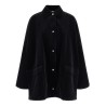 Velvet overshirt