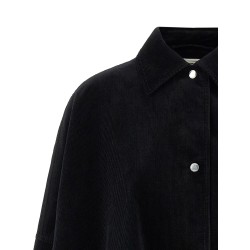 Velvet overshirt