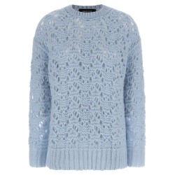 Openwork sweater