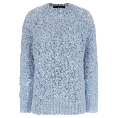 Openwork sweater