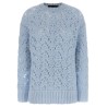 Openwork sweater