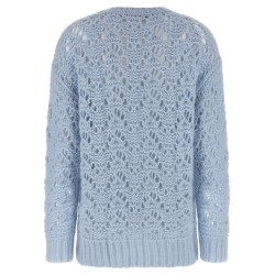 Openwork sweater
