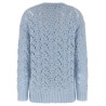 Openwork sweater