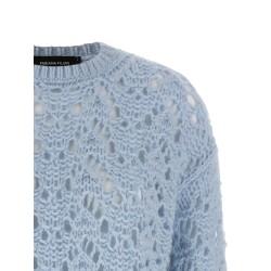 Openwork sweater