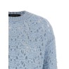 Openwork sweater