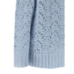 Openwork sweater