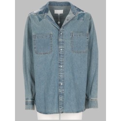 CAMICIA IN DENIM TAPED