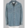 CAMICIA IN DENIM TAPED