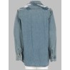 CAMICIA IN DENIM TAPED