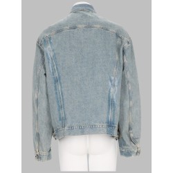GIACCA IN DENIM TAPED
