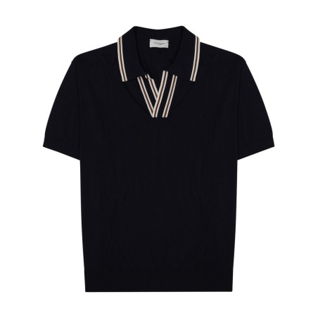 POLO IN SETA MISTO COTONE