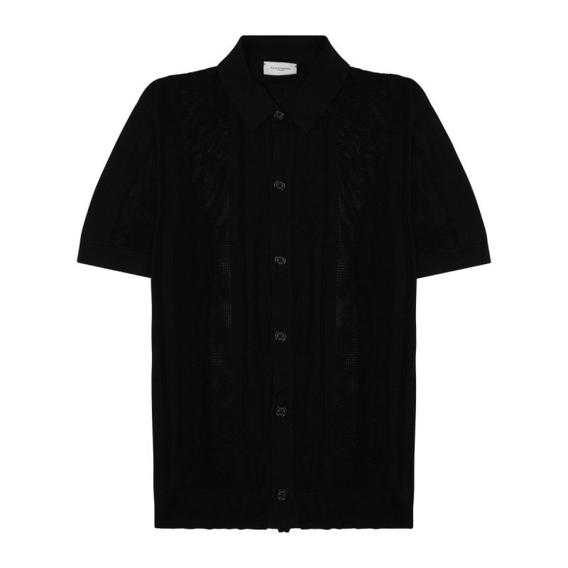 CAMICIA IN MAGLIA DI SETA E COTONE