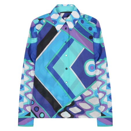 CAMICIA IN COTONE CON STAMPA VIVARA
