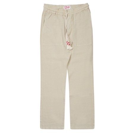 PANTALONE "CALAIS" IN PURO LINO
