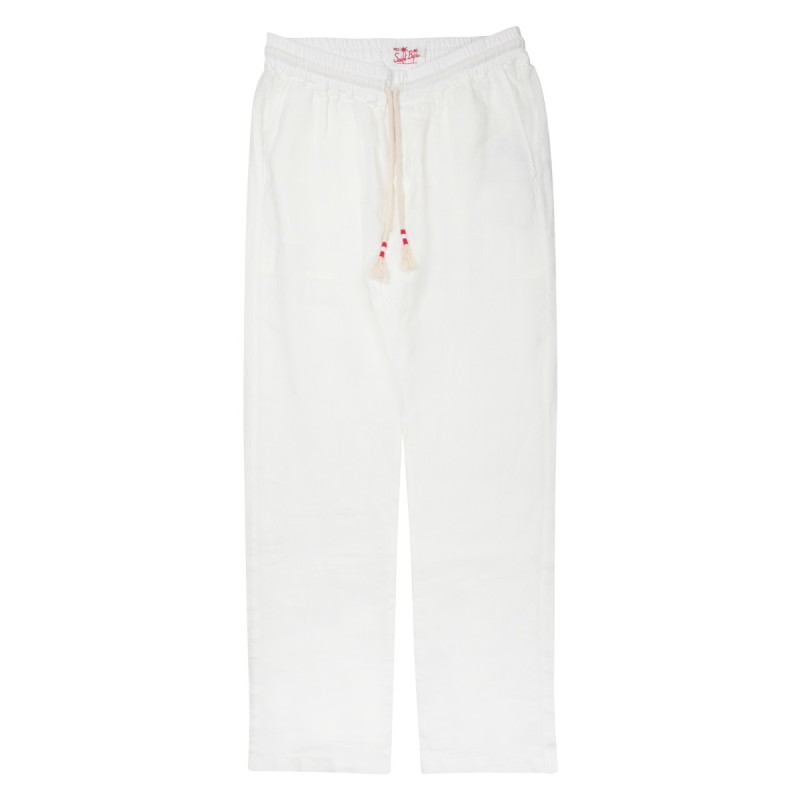 PANTALONE "CALAIS" IN PURO LINO