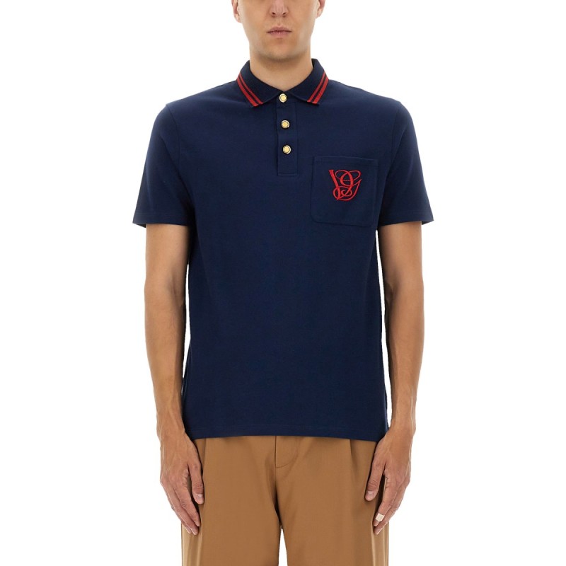 POLO SHIRT WITH VG EMBROIDERY