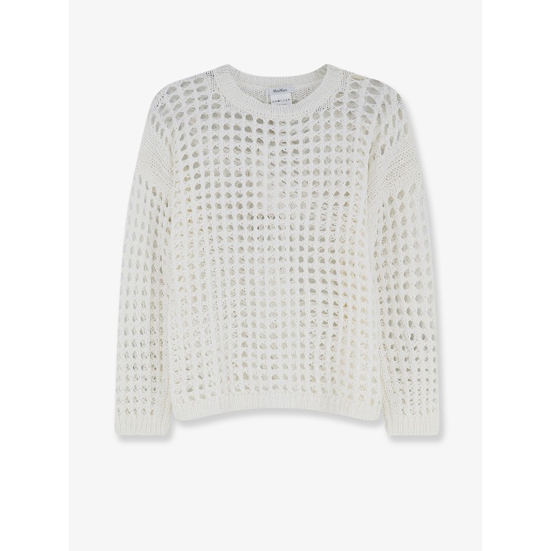 Mxpfebe perforated cotton sweater