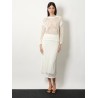 Mxpfebe perforated cotton sweater