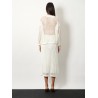 Mxpfebe perforated cotton sweater