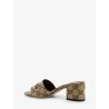 GG fabric sandals with metal Horsebit