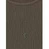 Ribbed cotton top
