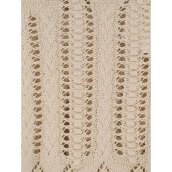 Frilly cotton sweater with ruffles detail