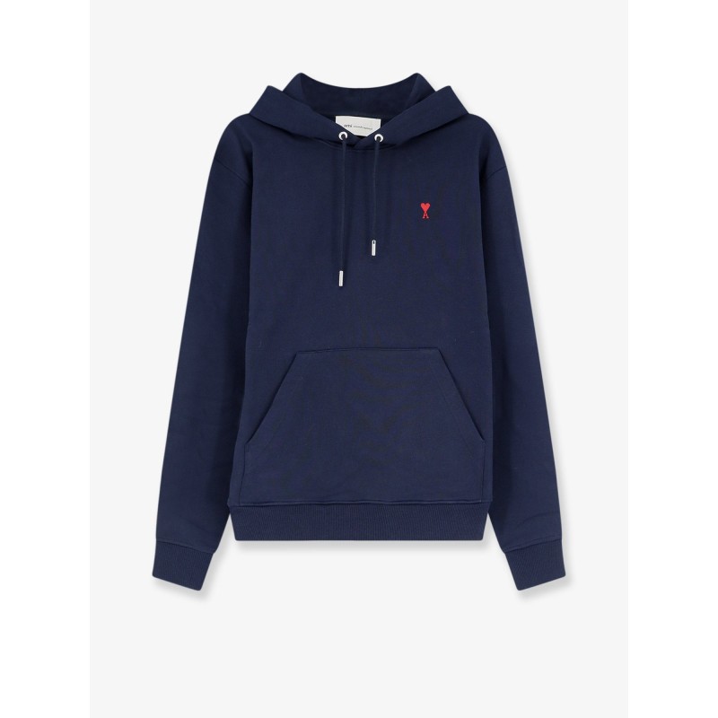 Hooded cotton sweatshirt