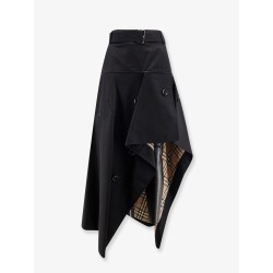 Heather Asymmetrical Trench Skirt