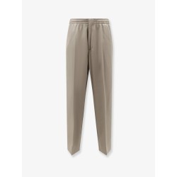 Light Wool trousers with drawstring