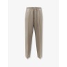 Light Wool trousers with drawstring