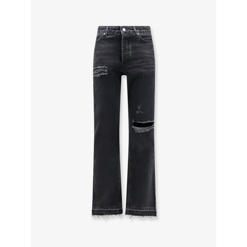 Heaton black denim jeans
