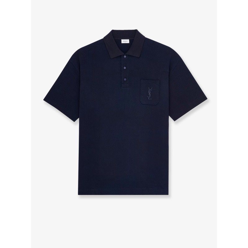 Piqué cotton polo shirt