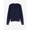 Wool cardigan with iconic embroidery