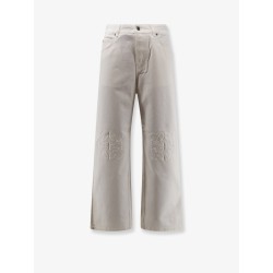 Anagram Baggy white denim trousers