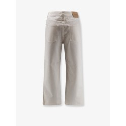 Anagram Baggy white denim trousers
