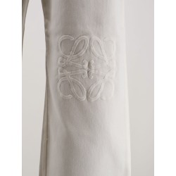 Anagram Baggy white denim trousers
