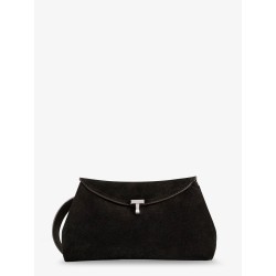 T-Lock suede handbag