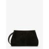 T-Lock suede handbag
