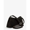 T-Lock suede handbag
