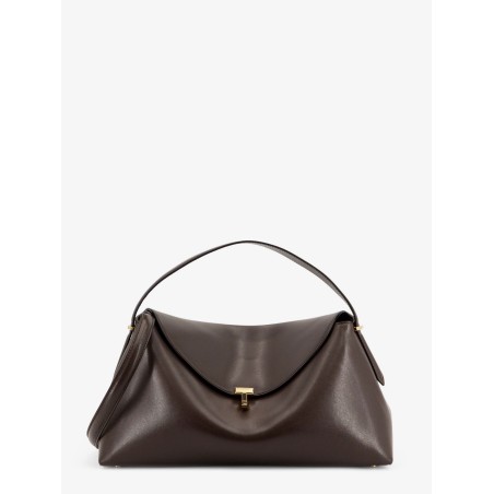 T-Lock Leather Handbag