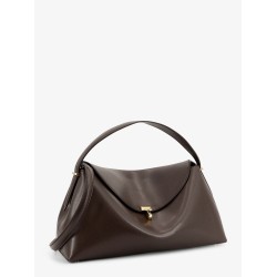 T-Lock Leather Handbag