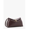 T-Lock clutch leather crossbody bag