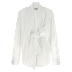 Lavallière collar shirt