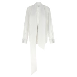 Lavallière collar shirt
