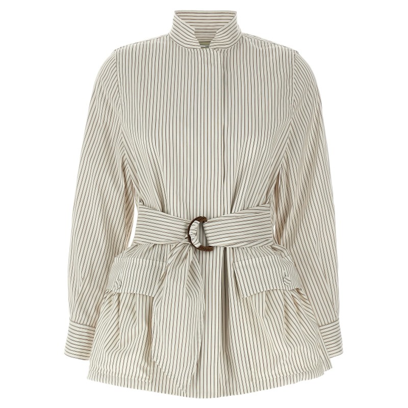 Striped blouson