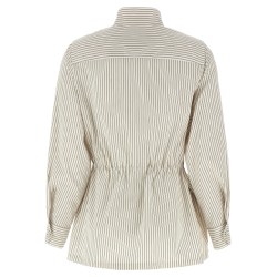 Striped blouson