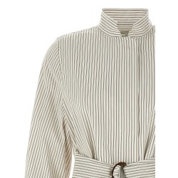 Striped blouson