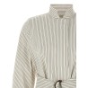 Striped blouson